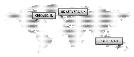 Several datacenter locations